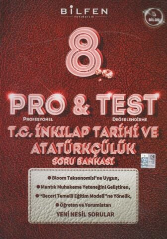 Bilfen Yayıncılık  8. Sınıf T.C. İnkılap Tarihi ve Atatürkçülük ProTest Soru Bankası