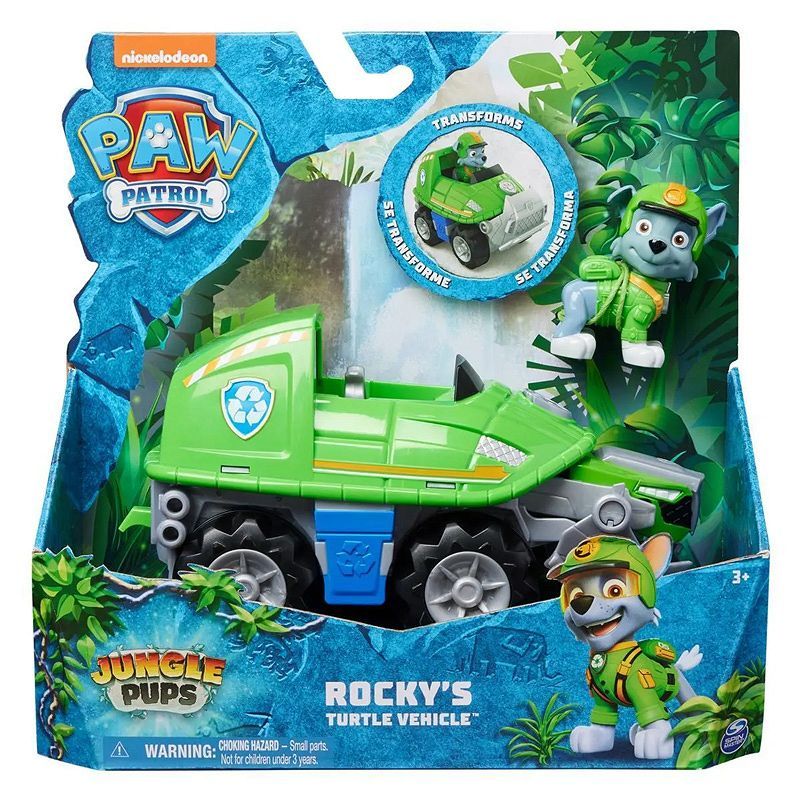 Paw Patrol Rocky's Turtle Vehicle Jungle Pups