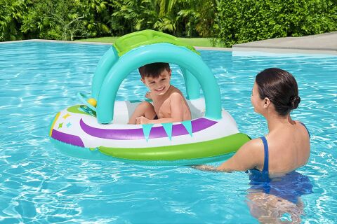 Bestway Gölgelikli Bebek Bot 42'' x 44''/1.07m x 1.12m