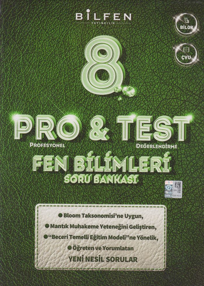Bilfen Yayıncılık  8. Sınıf Fen Bilimleri ProTest Soru Bankası