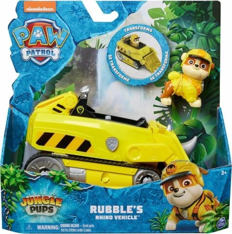 Paw Patrol Rubble's  Rhino Vehicle Jungle Pups