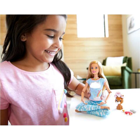 Barbie Nefes Egzersizi Bebeği GNK01