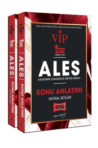 Yargı Yayınevi 2022 ALES VIP Sayısal ve Sözel Konu Anlatımı Seti