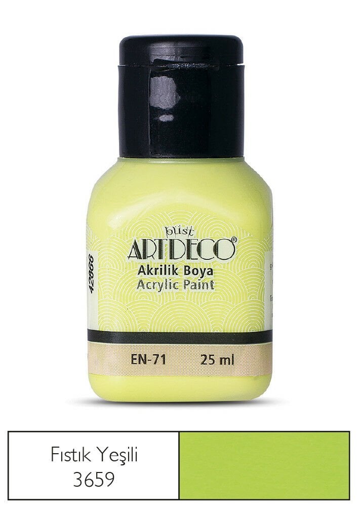 Artdeco Akrilik Boya 25ml Fıstık Yeşili 3659