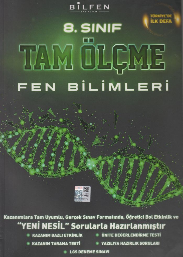Bilfen Yayıncılık 8. Sınıf Fen Bilimleri Tam Ölçme