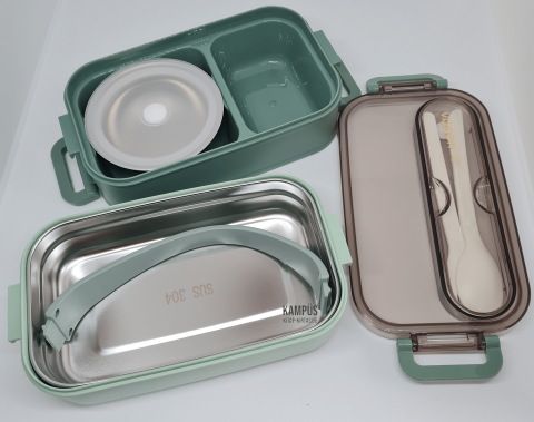 Vagonlife VGN465 Yeşil 1500ML Lunch Box