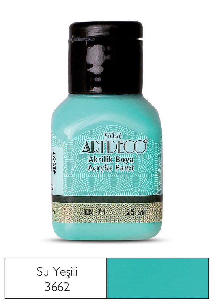 Artdeco Akrilik Boya 25ml Su Yeşili 3662