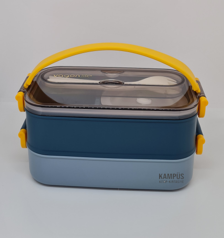 Vagonlife VGN465 Mavi 1500ML Lunch Box