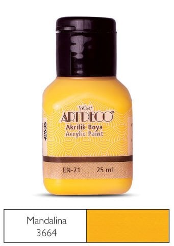 Artdeco Akrilik Boya 25ml Mandalina 3664
