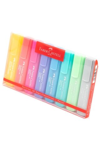 faber Pastel Blisterli Set Fosforlu Kalem 8'li