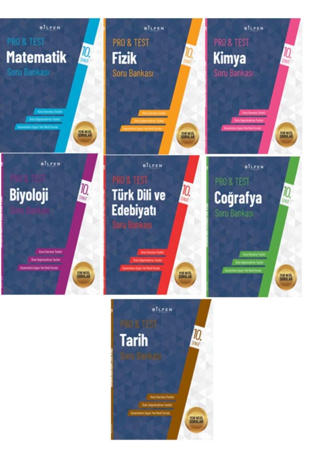 Pro Test 10. Sınıf Tüm Dersler Soru Bankası