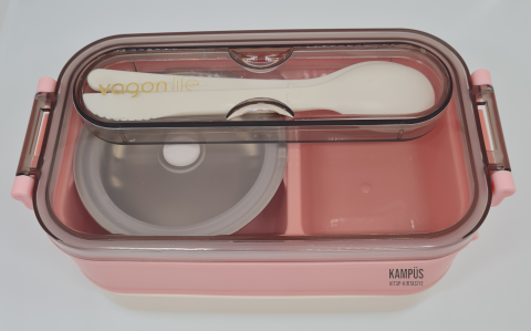 Vagonlife VGN465 Pembe 1500ML Lunch Box