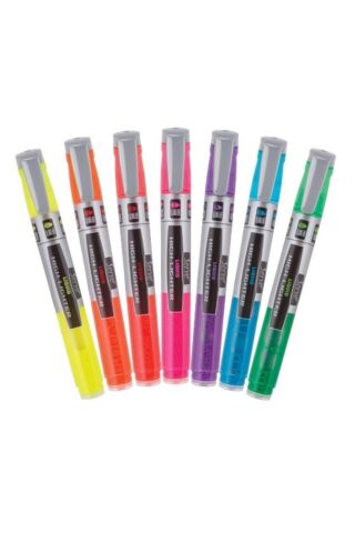 Serve Likit Fosforlu Kalem - Fosforlu Renkler - 6lı Set