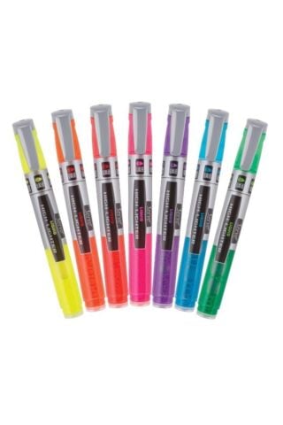 Serve Likit Fosforlu Kalem - Fosforlu Renkler - 6lı Set