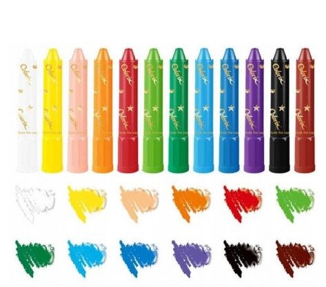 Amos Colorix Pastel Boya 12 Renk Plastik kutuda