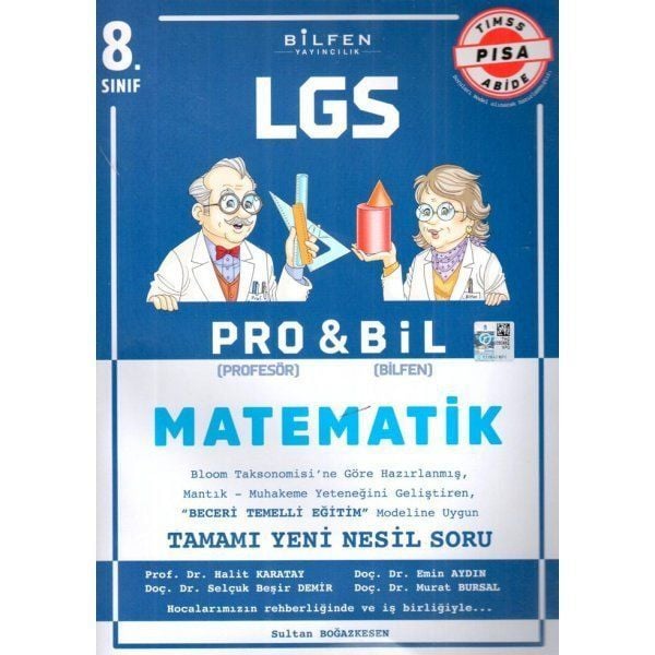 Bilfen Yayıncılık 8. Sınıf LGS Matematik PROBİL Soru Bankası