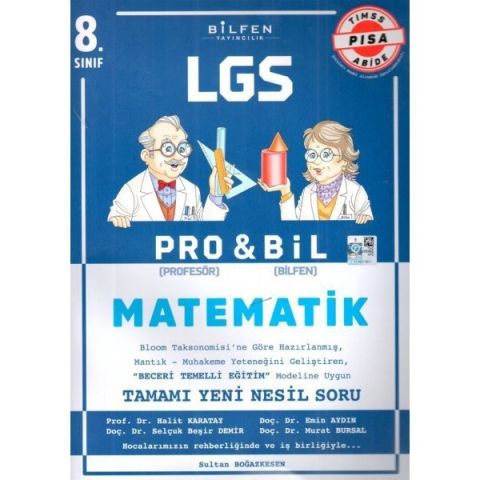 Bilfen Yayıncılık 8. Sınıf LGS Matematik PROBİL Soru Bankası