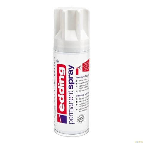 Edding Permanent(kalici) Akri̇li̇k Sprey Boya Beyaz (traffic White) Glossy Parlak953 (e 5200)