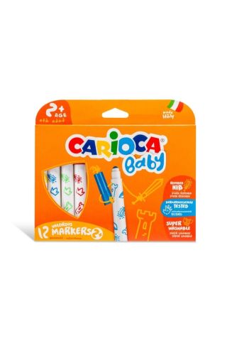 Süper Baby Yıkanabilir Keçeli Boya Kalemi 12'li