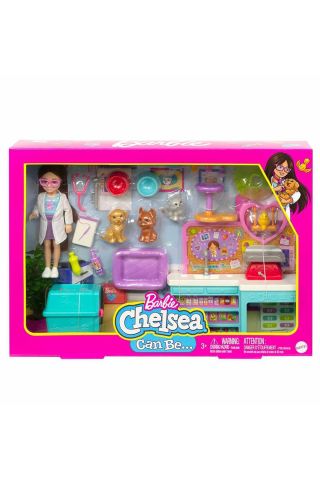 Chelsea Meslekleri Öğreniyor Veteriner Oyun Seti HGT12