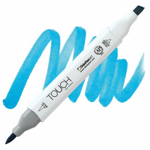 Touch Twin Brush Marker - Cerulean Blue Light B262