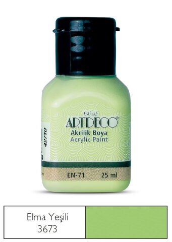 Artdeco Akrilik Boya 25ml Elma Yeşili 3673