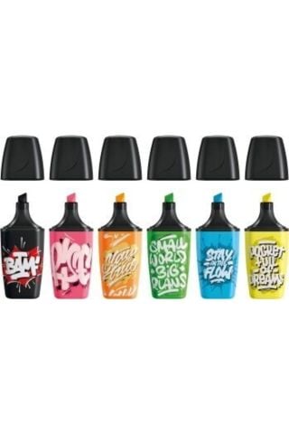 Boss Mini Fosforlu Kalem Seti 6'lı By Snooze One