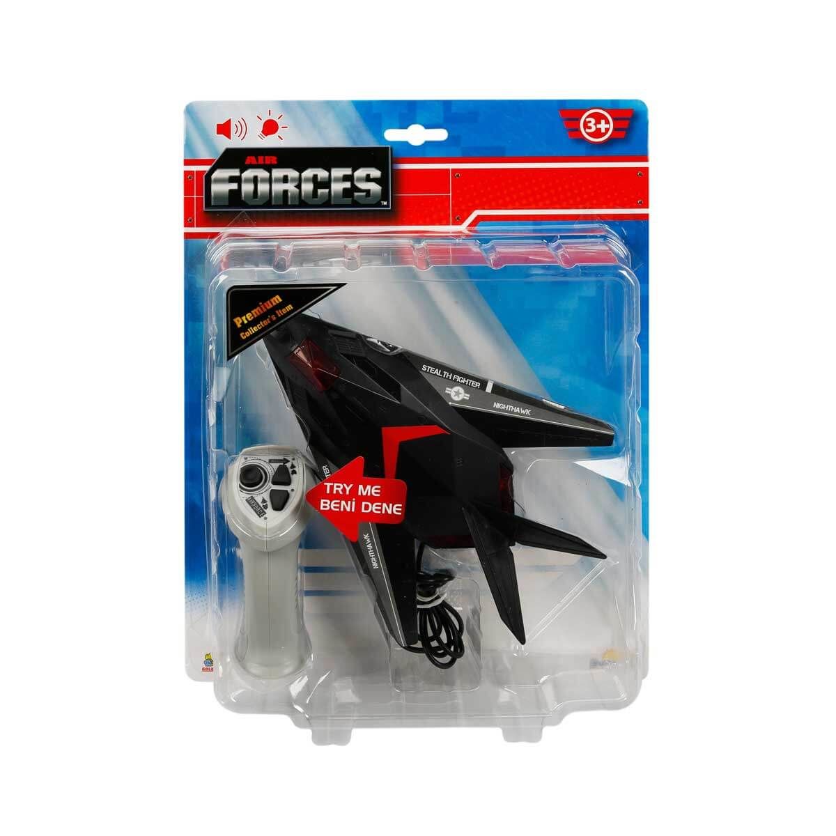 Ceren Air Forces Kablo Kumandalı Sesli ve Işıklı Stealth Fighter Jet