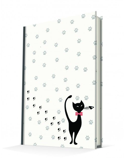Deffter Aristocrat Cat  96 Yaprak Çizgili Sert Kapak Defter