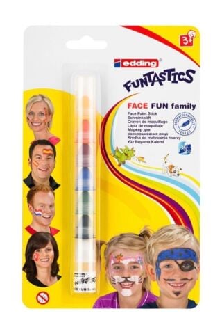 47 Fantastik 7'li Yüz Boyama Seti
