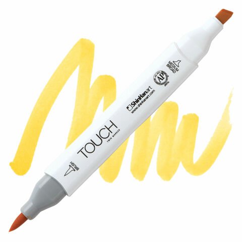 Touch Twin Brush Marker - Yellow Y34