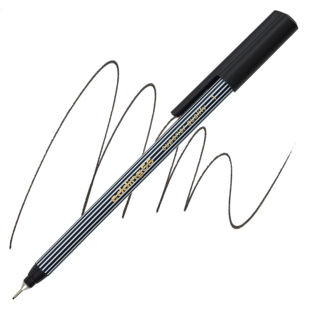 Edding Fine Pen Si̇yah (e 55)