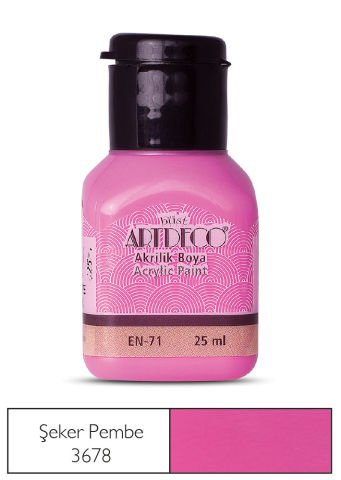 Artdeco Akrilik Boya 25ml Şeker Pembe 3678