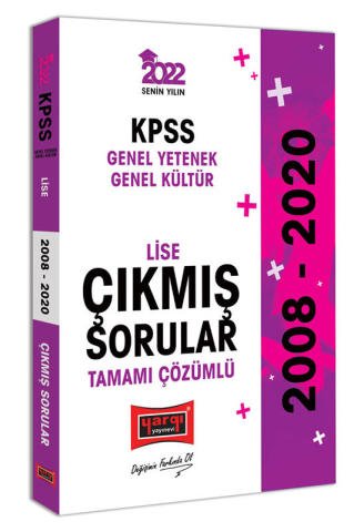 Yargı Yayınevi 2022 KPSS GY GK Lise Tamamı Çözümlü Çıkmış Sorular