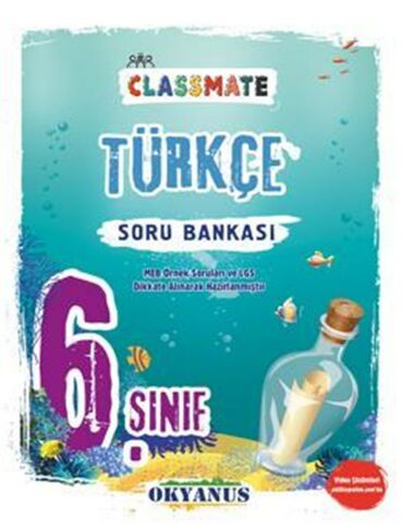 Okyanus Yayıncılık 6. Sınıf Classmate Türkçe Soru Bankası