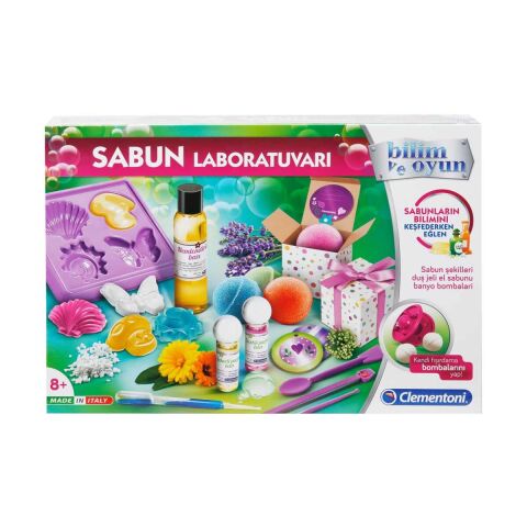 Clementoni Deney Seti : Sabun Laboratuvarı