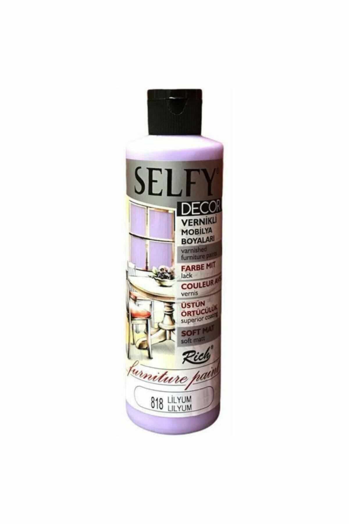 Selfy Decor Lilyum Kendiliğinden Vernikli Boya 240 cc
