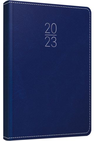 2023 Günlük Ajanda 14x20 Suni Deri ESK Lacivert