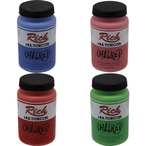 Rich Multidecor Chalked 250cc Canlı Renk Set