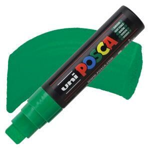 Uni Posca 15mm Su Bazlı Poster Markörü Yeşil (Green) PC-17K