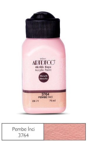 Artdeco Metalik Akrilik Boya 75ml Pembe İnci 3764