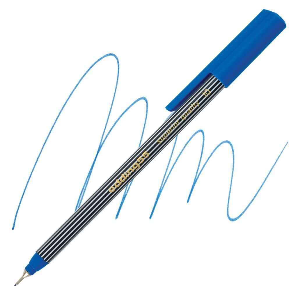 Edding Fine Pen Açik Mavi̇ (e 55)
