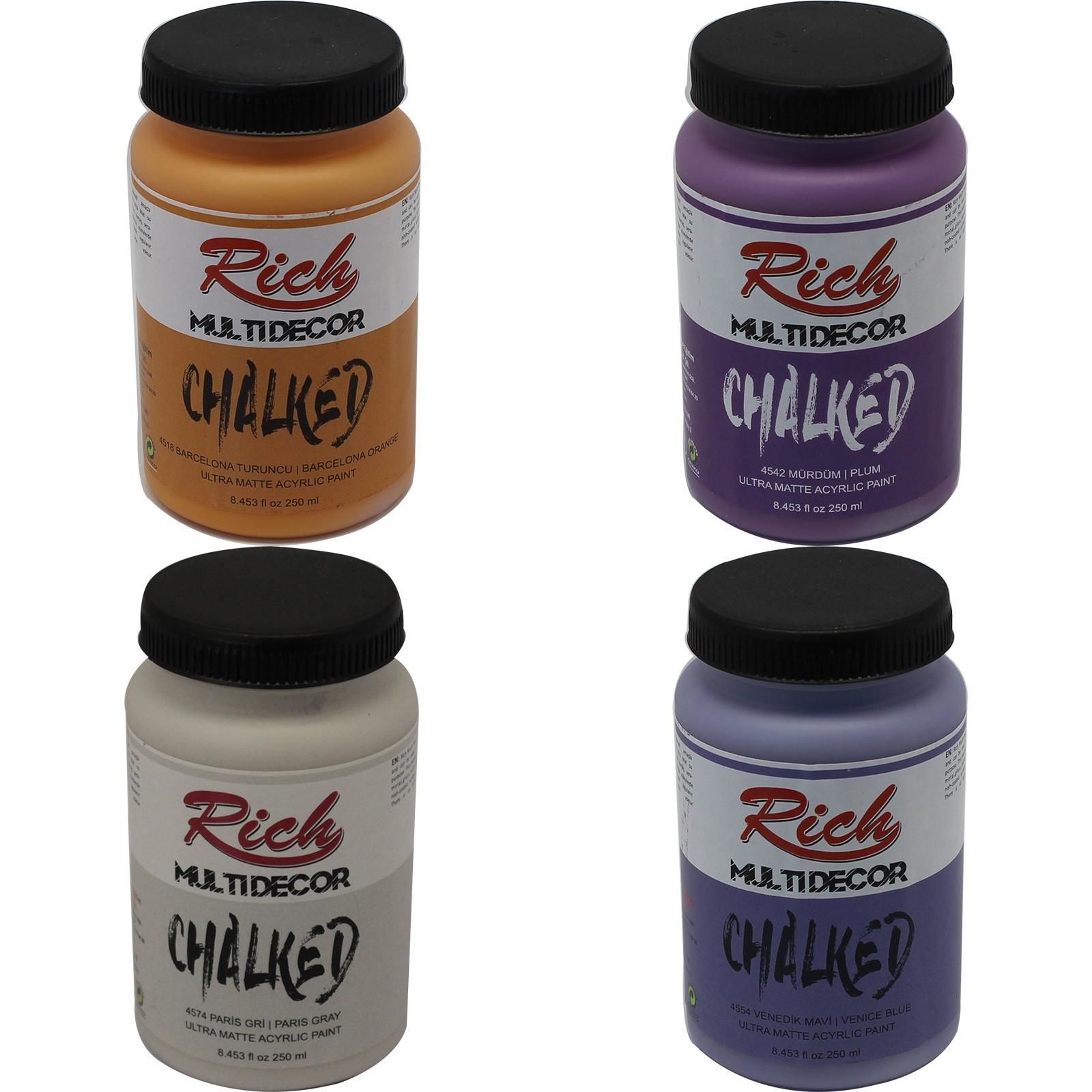 Rich Multidecor Chalked 250cc Karışık Renk Set