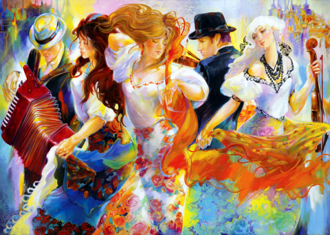 Anatolian Gökkuşağı Melodisi (City Of Rainbows) Lena Soskova 4912 85x120 3000 Parça Puzzle
