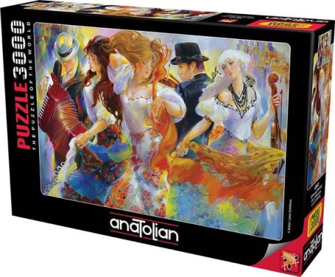 Anatolian Gökkuşağı Melodisi (City Of Rainbows) Lena Soskova 4912 85x120 3000 Parça Puzzle