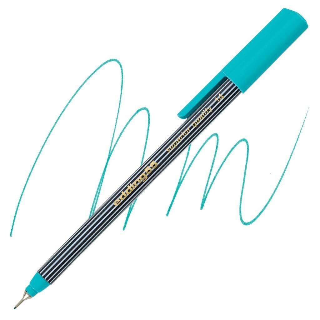 Edding Fine Pen Turkuaz (e 55)