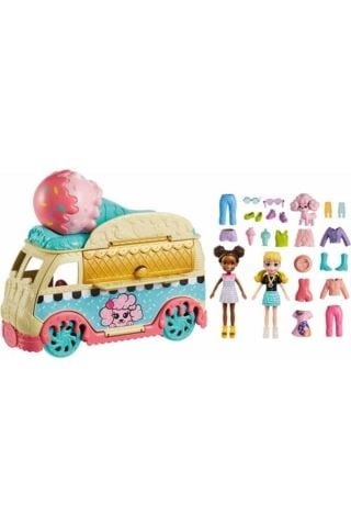Polly Pocket Minik Lezzetler Dondurma Arabası Hhx77 Lisanslı Ürün
