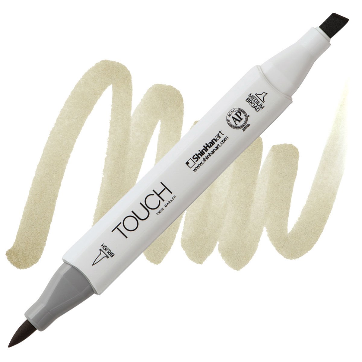 Touch Twin Brush Marker - Flax BR115