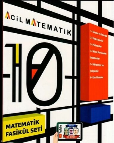 Acil Yayınları 10. Sınıf Acil Matematik 6 lı Fasikül Set
