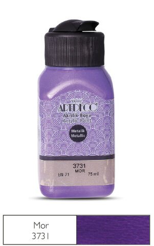 Artdeco Metalik Akrilik Boya 75ml Mor 3731